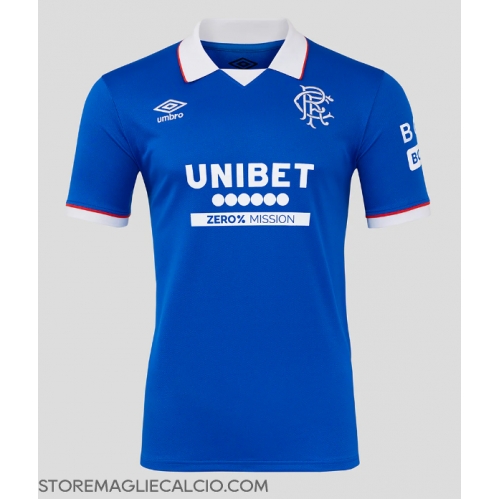 Rangers Maglia Gara Casa Repliche 2025-26 Maniche Corte Rangers Maglia Gara Casa Repliche 2025-26 Maniche Corte